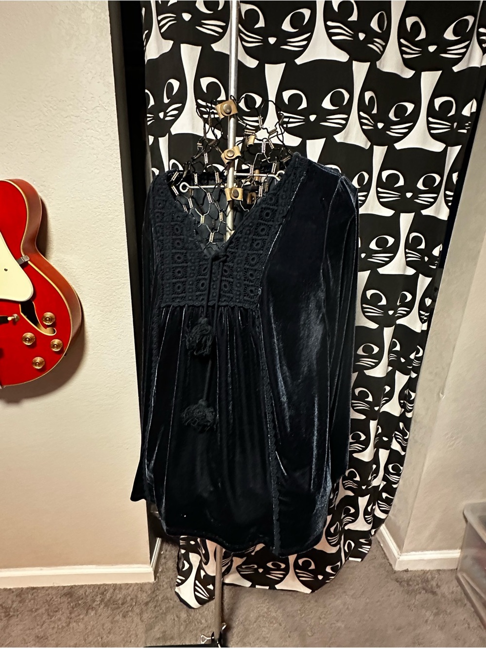 Kate & Sam velvet tunic top